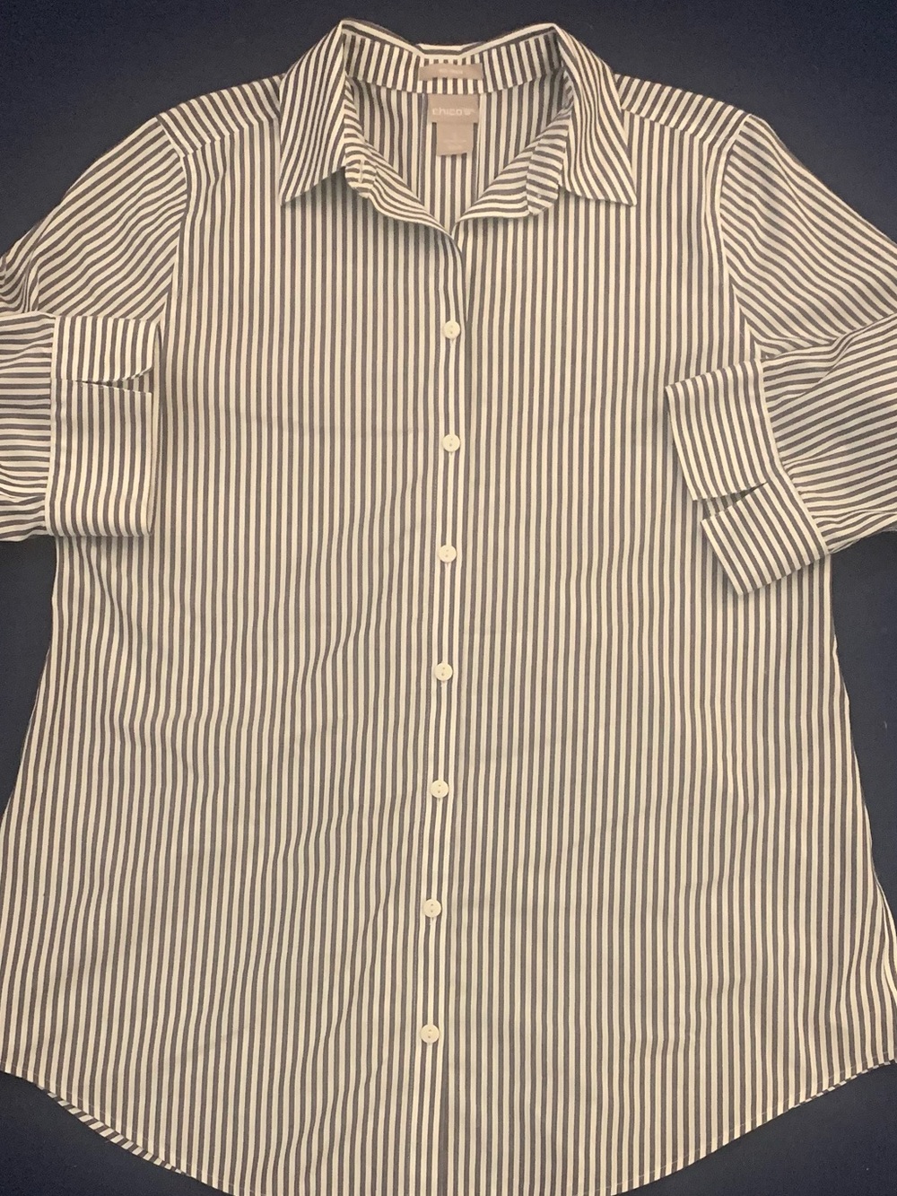 CHICO’S 3/4 Sleeved Both Sides Buttoning Shirt